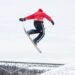 Photo Snowboarder jumping